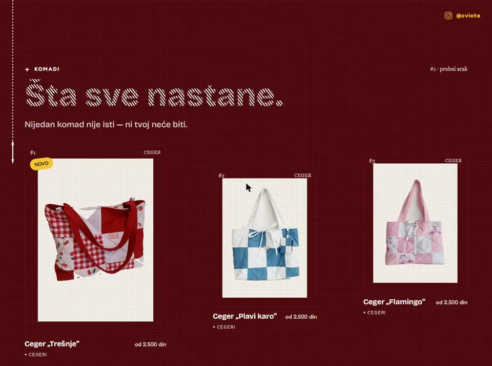 CVIETA: Komadi